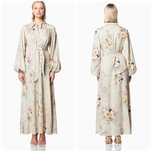 Elliatt Odessa floral linen blend maxi dress NWT